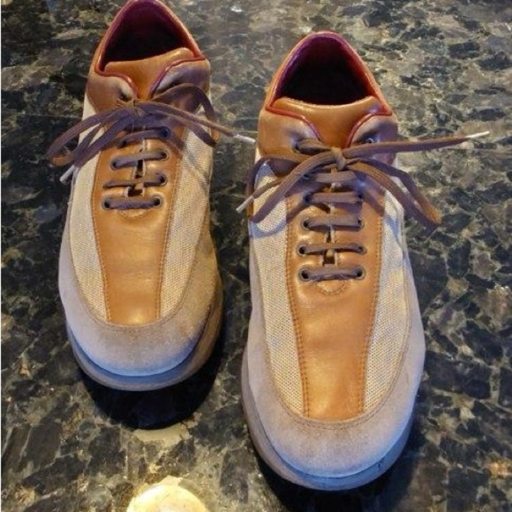 Men’s Salvatore Ferragamo Brown and Tan sport shoes